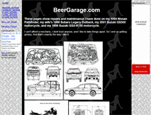 Tablet Screenshot of beergarage.com
